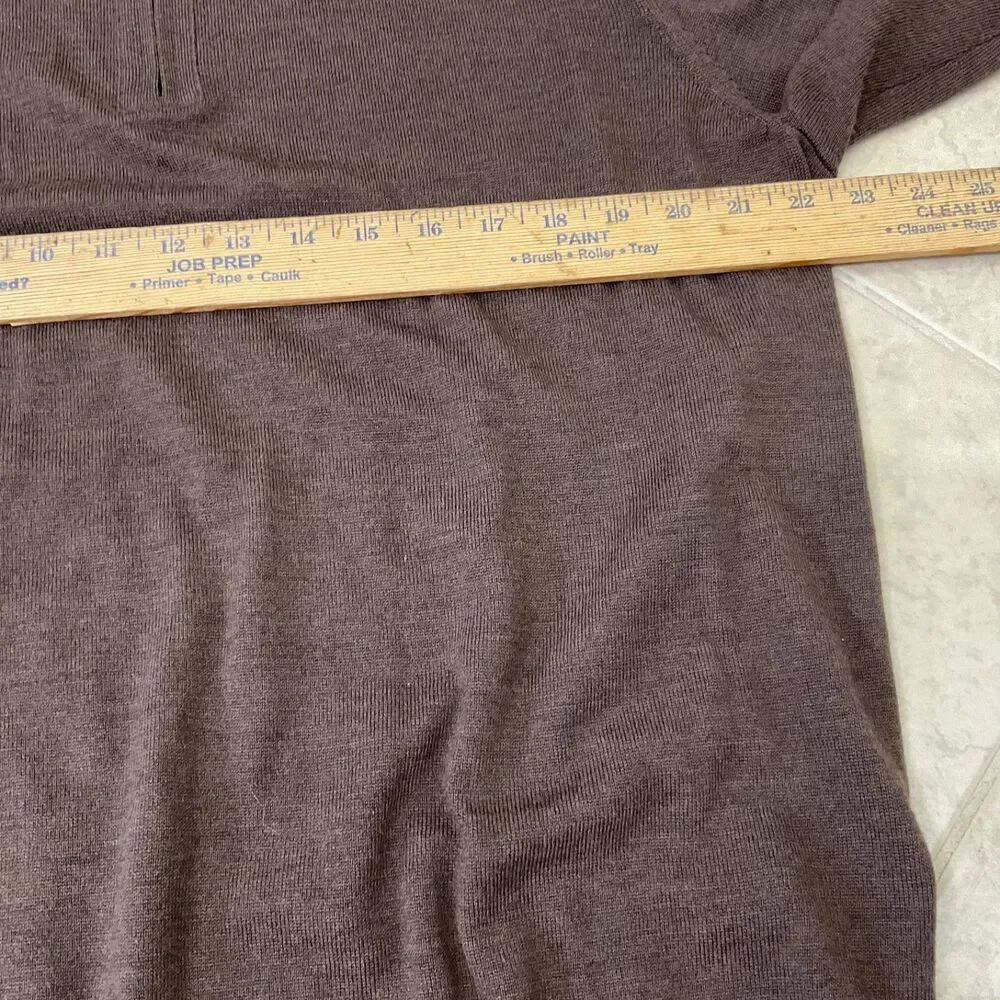 Banana Republic Merino Wool 1/4 Zip Sweater men’s XL mock neck  Winter